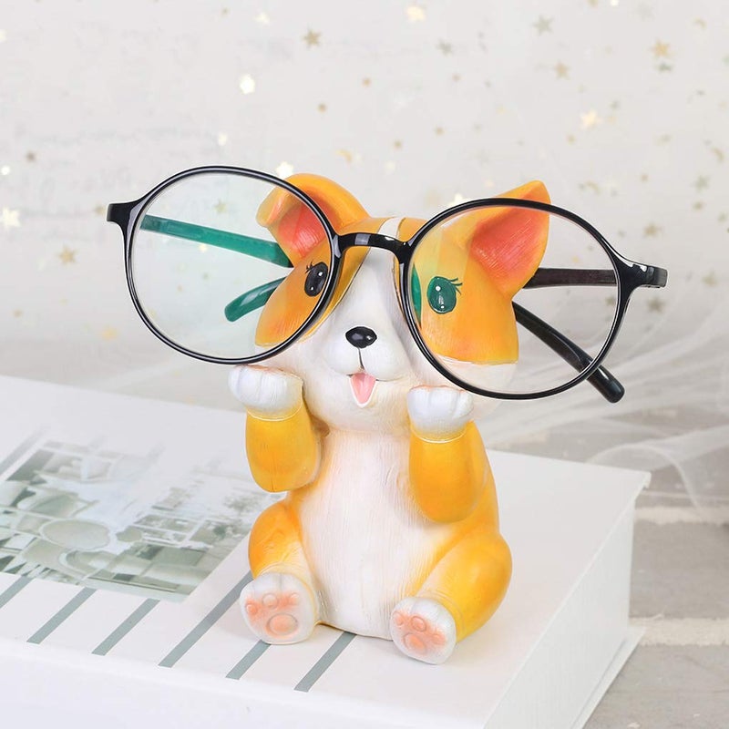 WAWICE Fun Eyeglass Holder Display Stands - Home Office Decorative Glasses Accessories (Corgi) - Image 5